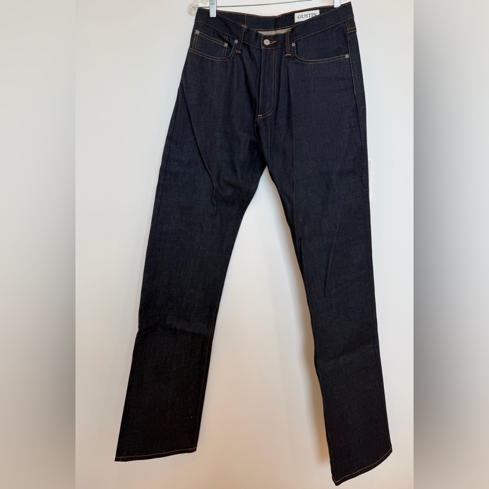Gustin Deep Indigo Straight Jeans